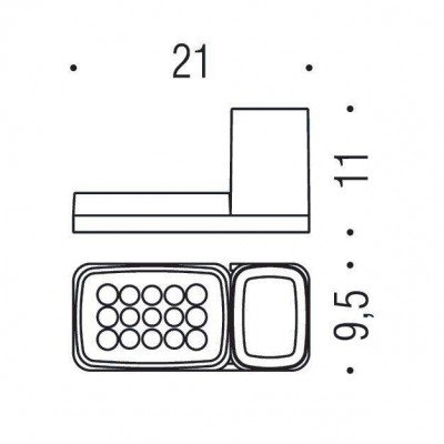Стакан с мыльницей COLOMBO DESIGN TIME W4272 настенный