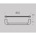 Полотенцедержатель COLOMBO DESIGN TRENTA B3010 широкий
