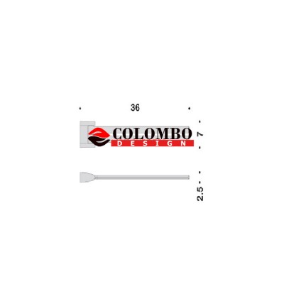 Полотенцедержатель COLOMBO DESIGN LINK B2413 двойной