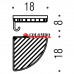Полочка корзинка COLOMBO DESIGN ANGOLARI B9602 настенная