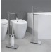 Стойка COLOMBO DESIGN SQUARE B9904 напольная с держателем туалетной бумаги и ершиком