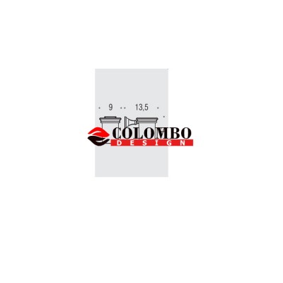 Стакан COLOMBO DESIGN PORTOFINO B3202.BR настенный