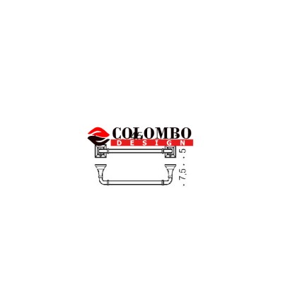 Полотенцедержатель COLOMBO DESIGN PORTOFINO B3210 широкий