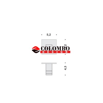 Крючок COLOMBO DESIGN FOREVER LC67 одинарный