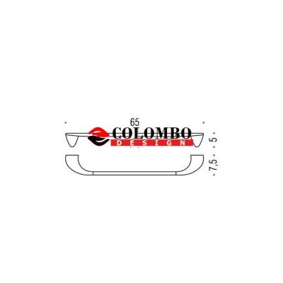 Полотенцедержатель COLOMBO DESIGN KHALA B1811 широкий
