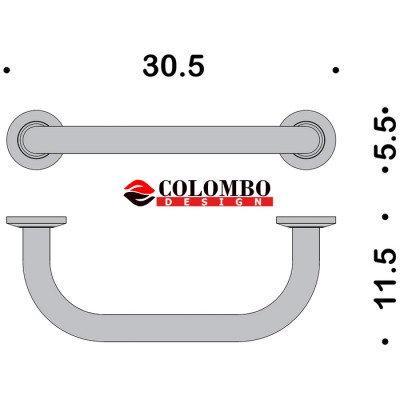 Поручень COLOMBO DESIGN CONTRACT B9720