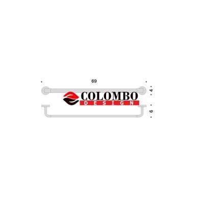Полотенцедержатель COLOMBO DESIGN NORDIC B5211 широкий