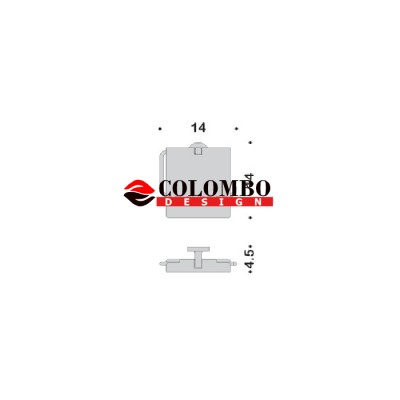 Держатель туалетной бумаги COLOMBO DESIGN NORDIC B5291 с крышкой