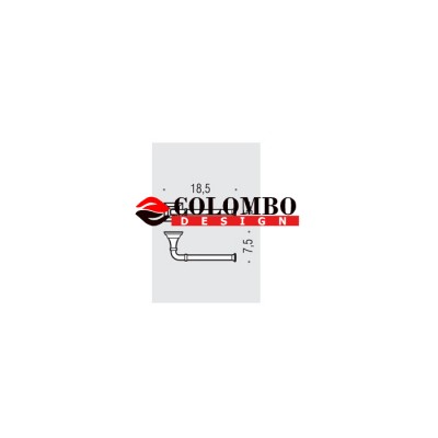 Держатель туалетной бумаги COLOMBO DESIGN PORTOFINO B3208DX.BR без крышки
