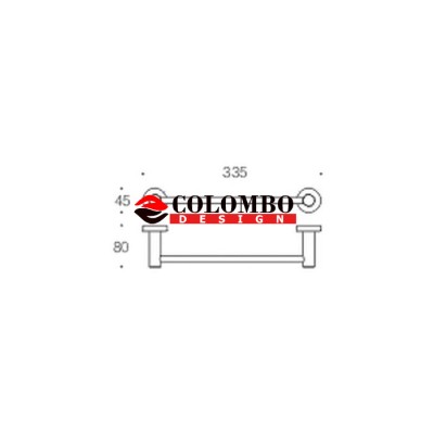 Полотенцедержатель COLOMBO DESIGN PLUS W4909.NM широкий
