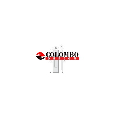 Ручка Colombo ID411 для раздвижной двери черный матовый