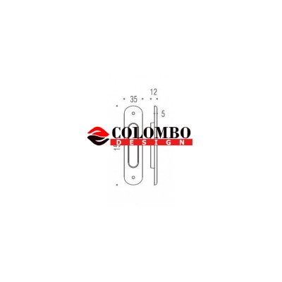 Ручка Colombo CD211 для раздвижной двери бронза